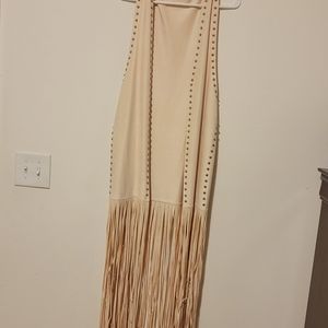 Western duster with studs